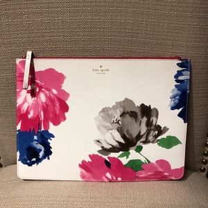 Kate Spade Floral Print Wristlet